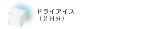 ドライアイス（2日分）